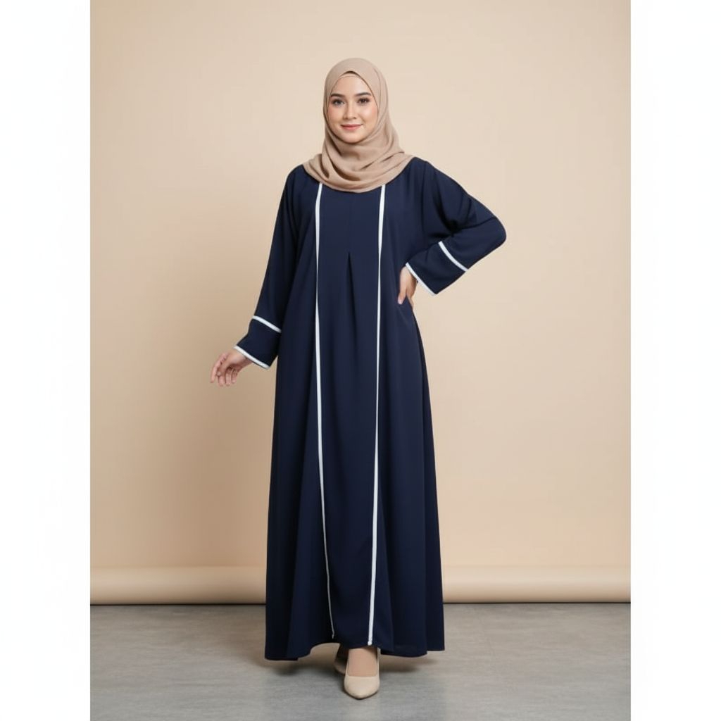 ABAYA TURKEY UMMAYUNA | ABAYA TURKEY DEWASA REMAJA | ABAYA PREMIUM MODEL LIST PUTIH