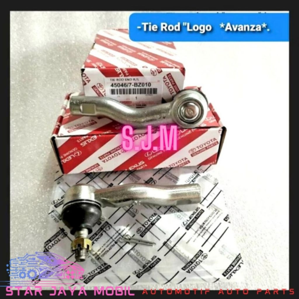 TIE ROD END TIE ROD 1SET ORIGINAL. AVANZA/ VELOZ/ XENIA