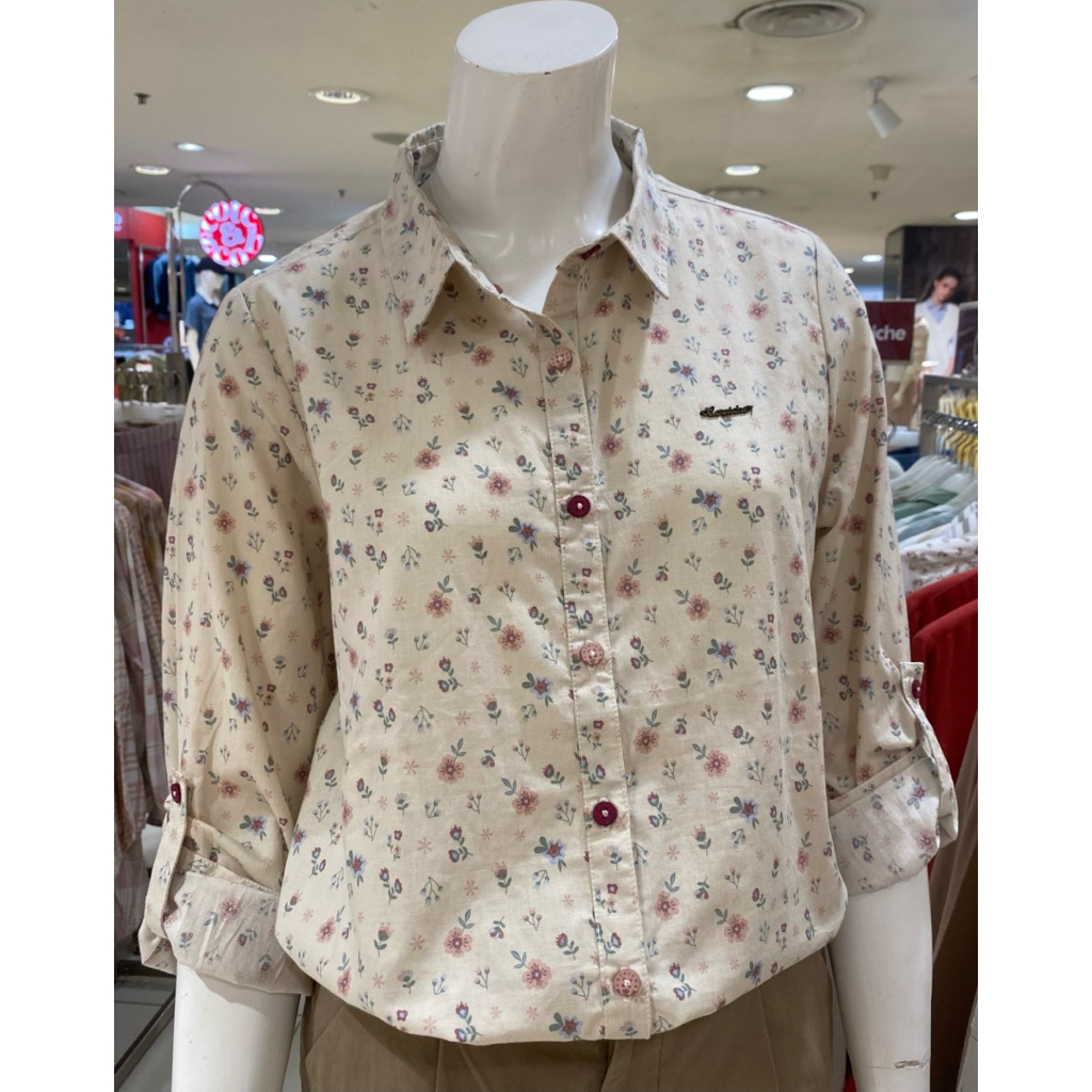 CORNICHE MILLA ATASAN KEMEJA WANITA BAHAN KATUN RAYON SUPWR LEMBUT ORIGINAL MATAHARI (S-XL)