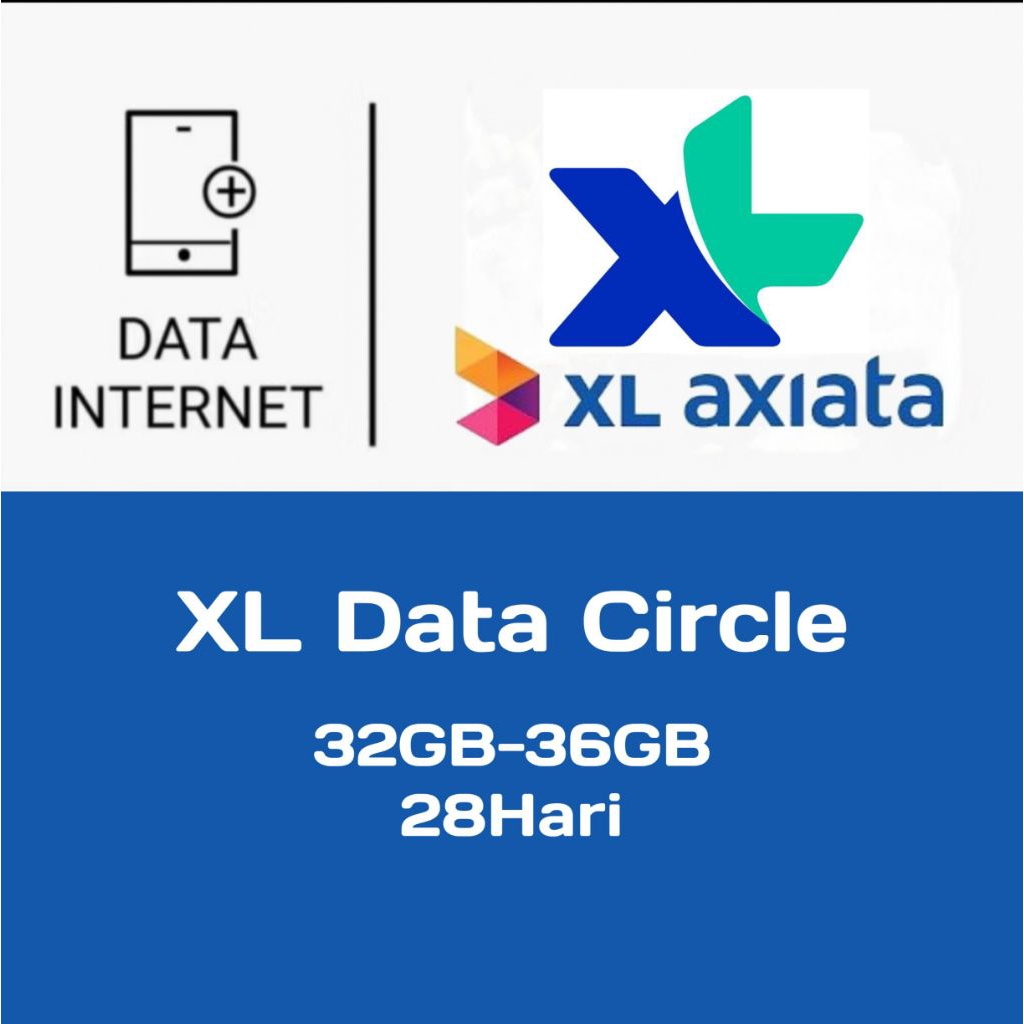 Paket/Kuota XL Axiata 32GB-36GB 28Hari | XL Data Circle
