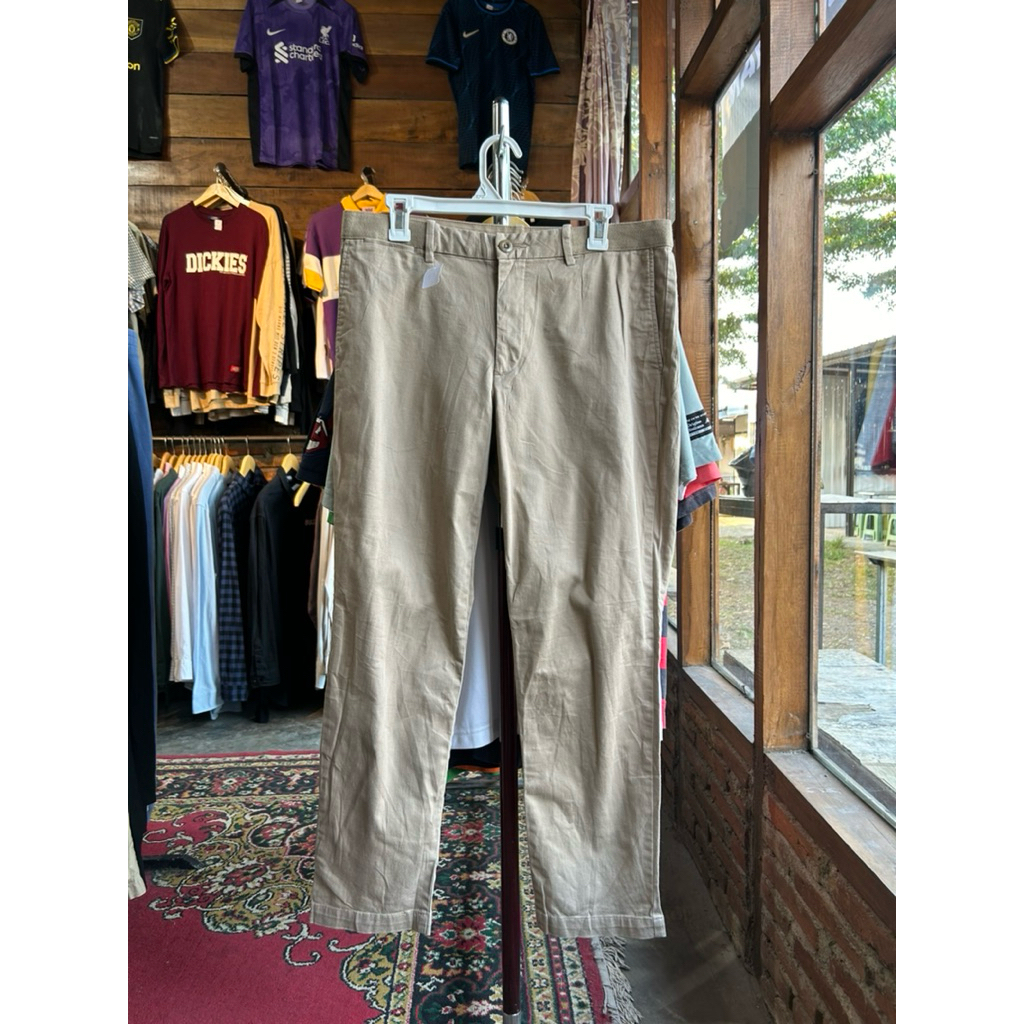 Ankle Pants Uniqlo Mocca Second Original