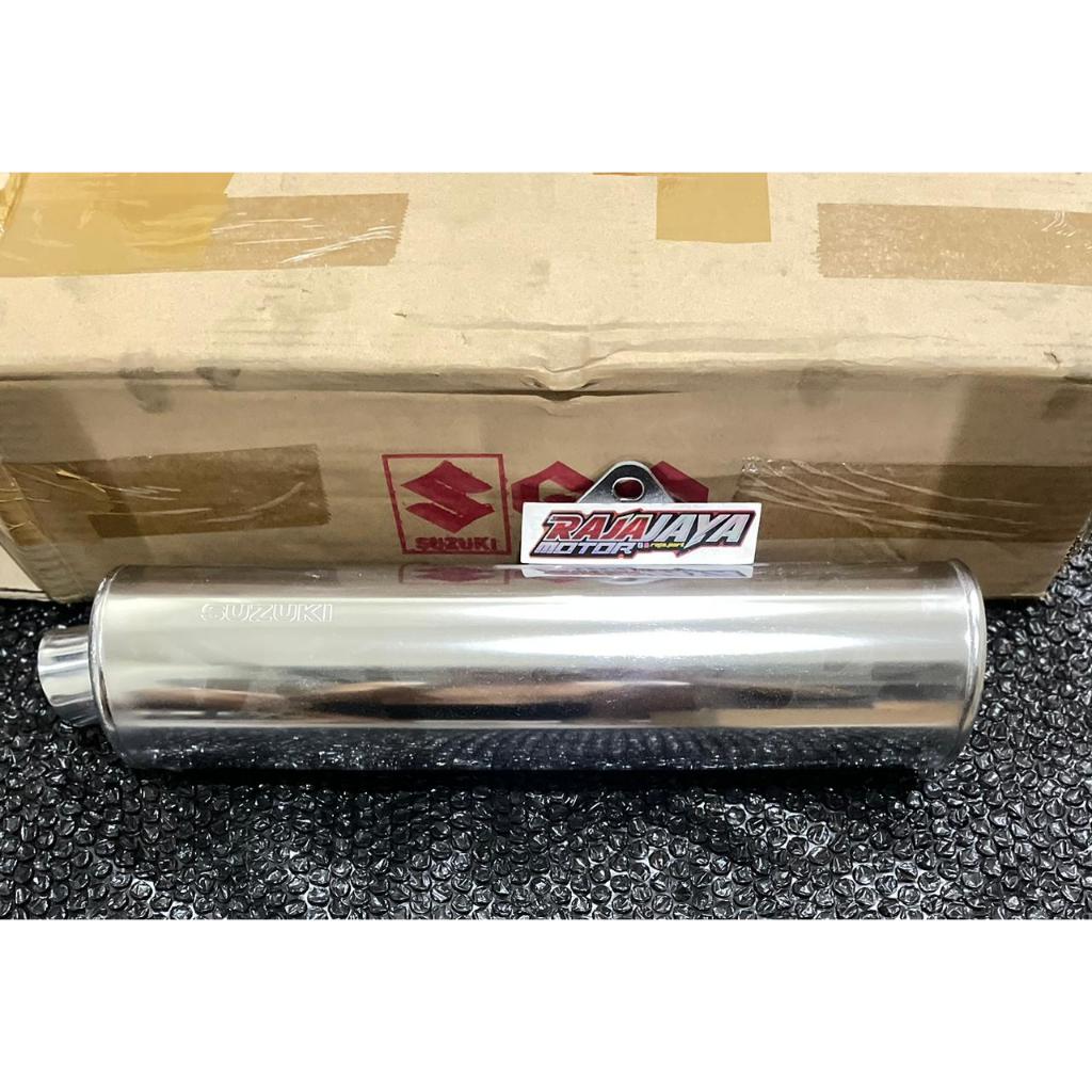 silincer tabung gendangan knalpot kenalpot muffler suzuki satria fu 150 f150 tahun 2007 2008 ckd pnp