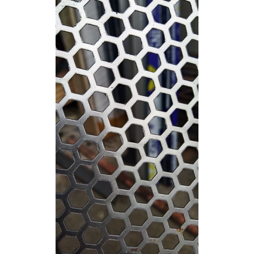 ram gril besi 60x50 hexagonal 6mm untuk box speaker
