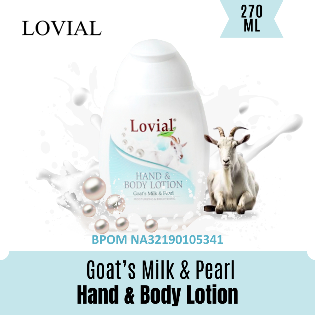 Hand & Body Lotion Lovial Goat's Milk & Pearl (270 ML)