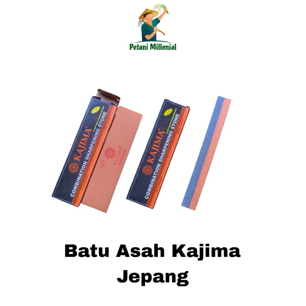 Batu Asah Gosok Untuk Pisau Kombinasi Kasar dan Halus Kajima Jepang