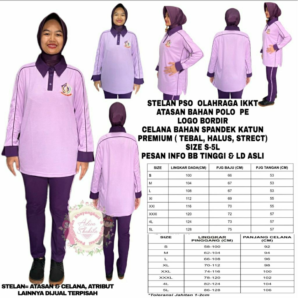 STELAN BAJU OLAHRAGA PSO IKKT