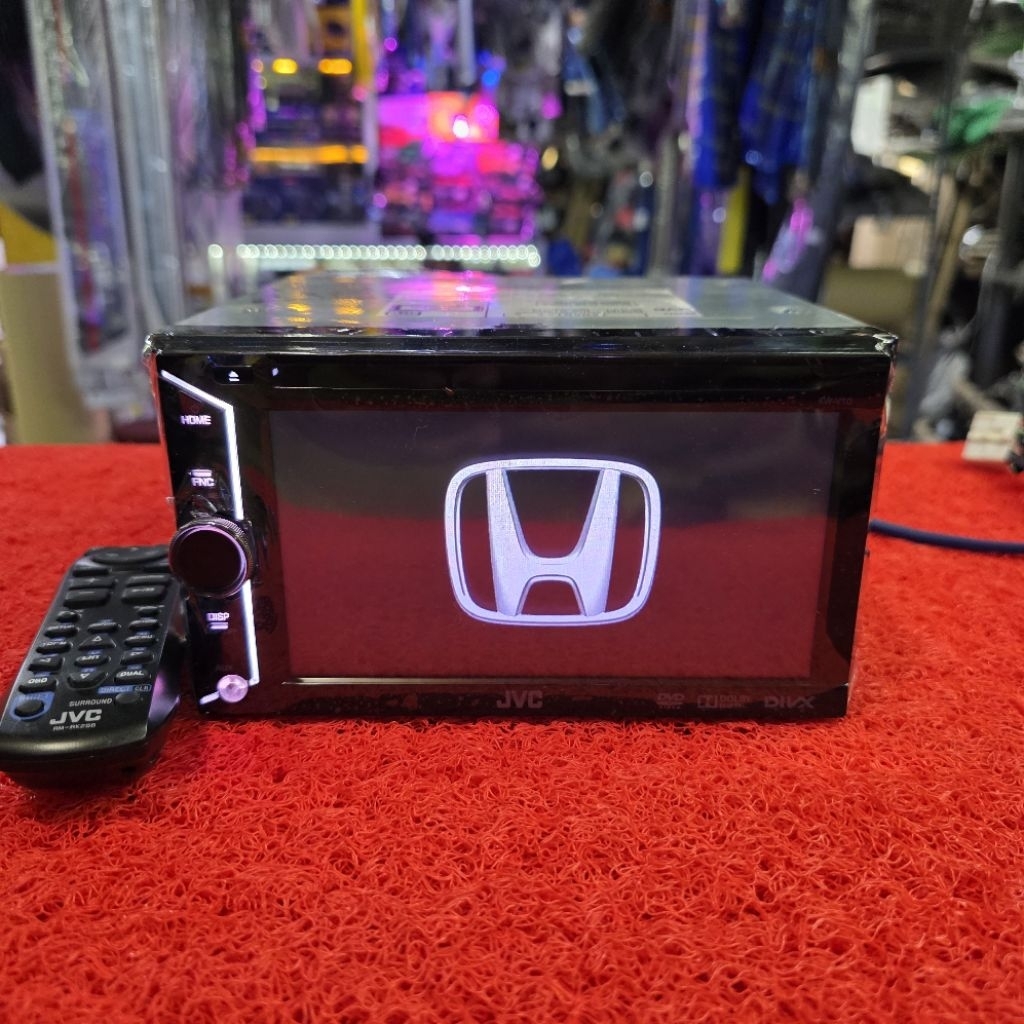 Head Unit JVC KW-V10H4 USB CD Aux Radio FM AM sudah dipasang Bluetooth ex Honda HRV
