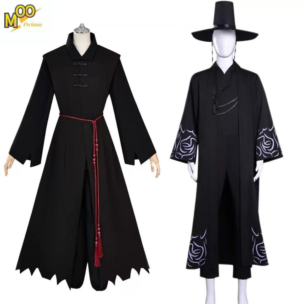 HUNTR/X K-Pop: Demon Hunters cosplay costume SaJa Boys cosplay costume and wig SaJa Boys Adult and c