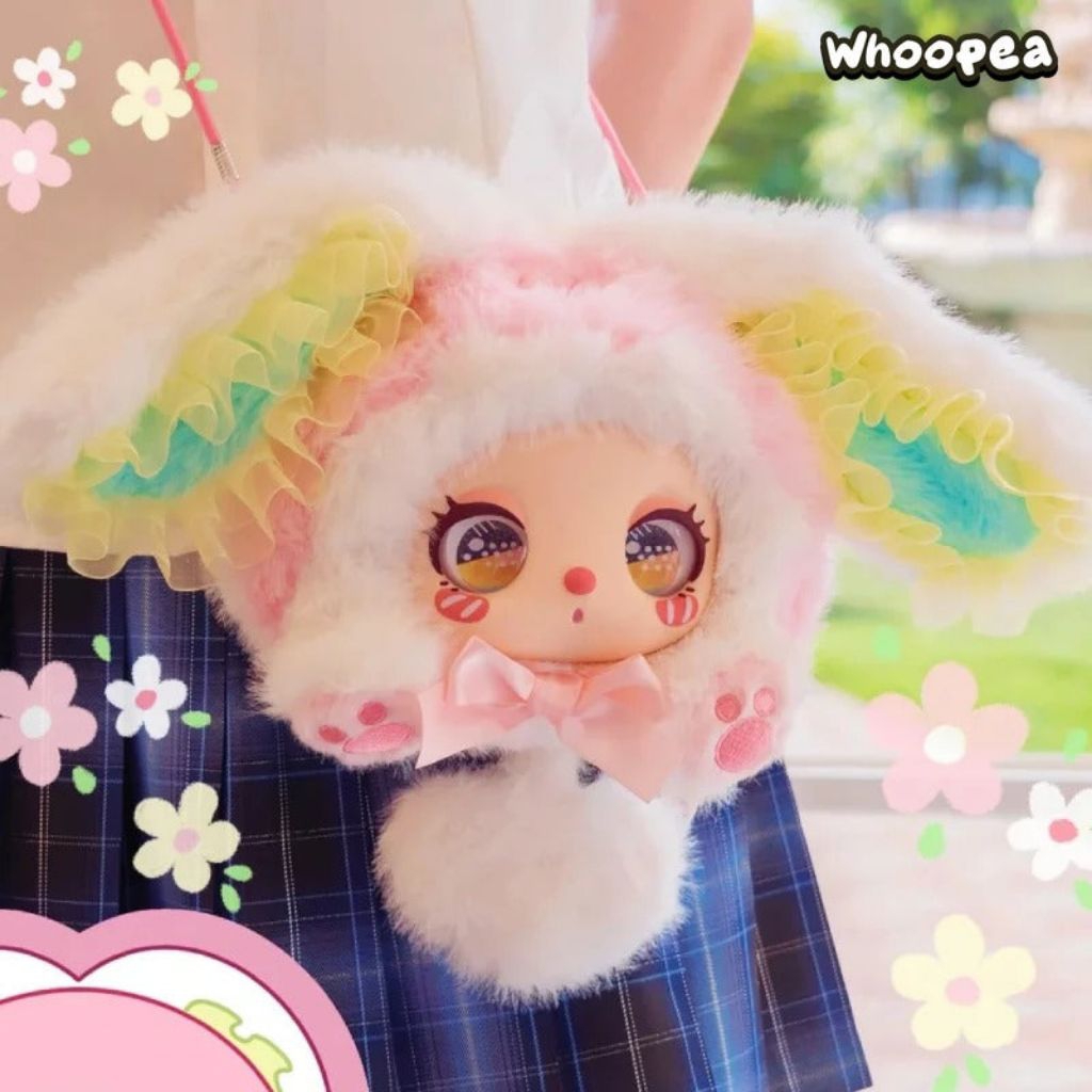 Lila Marshmallow Bunny Bag @255k. Special Rainbow Mata Air. ORIGINAL