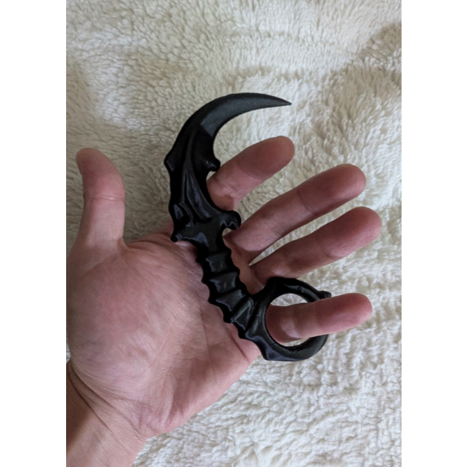 Mainan anak karambit Karambit Mainan / Replika Non Tajam – Aksesori Koleksi Cosplay & Pajangan 3D