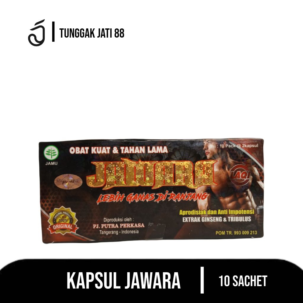 Jawara Kapsul Original Suplemen Stamina Pria