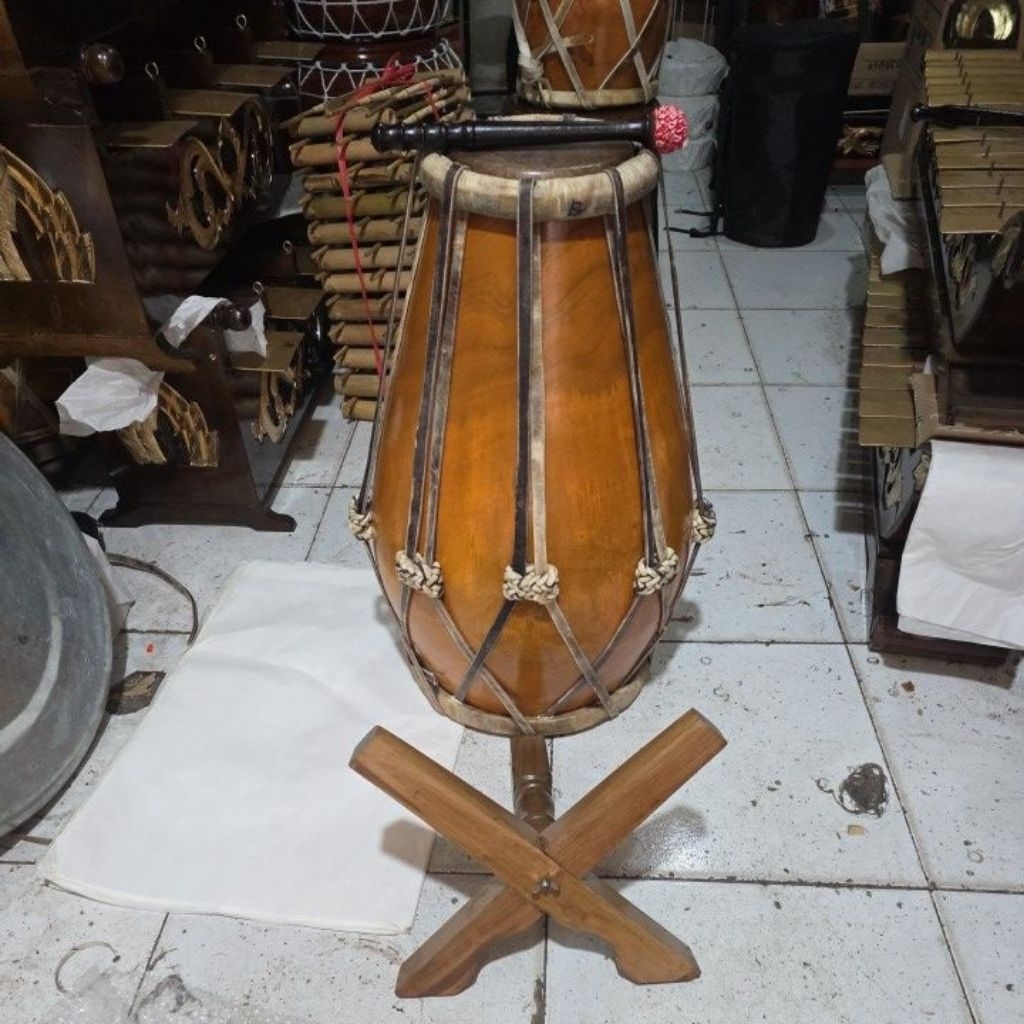 kendang induk jaipong bahan kayu mangga dan nangka