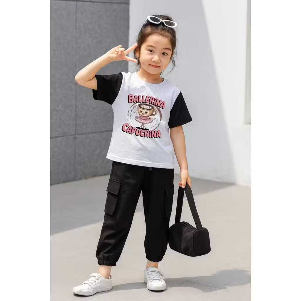 Fashion Anak Setelan Anak Perempuan 3-12 Tahun