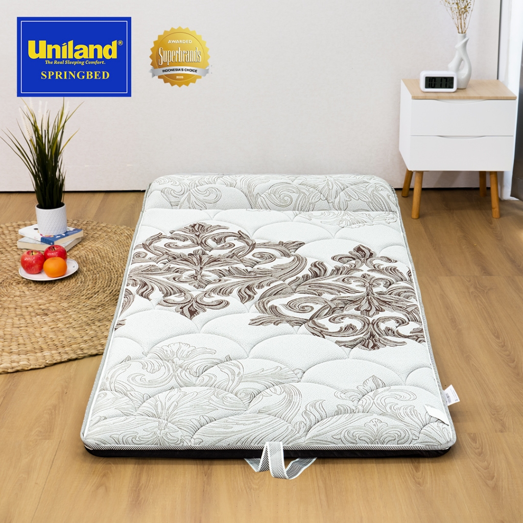Uniland Kasur Lipat 90x200 Bonus Tas Kasur - Busa Gulung Lantai Travel