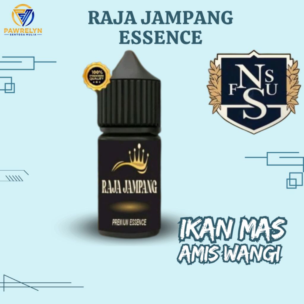 NFSU - essen ikan mas, essen ikan mas raja jampang, essen ikan mas paling bagus untuk segala umpan, 