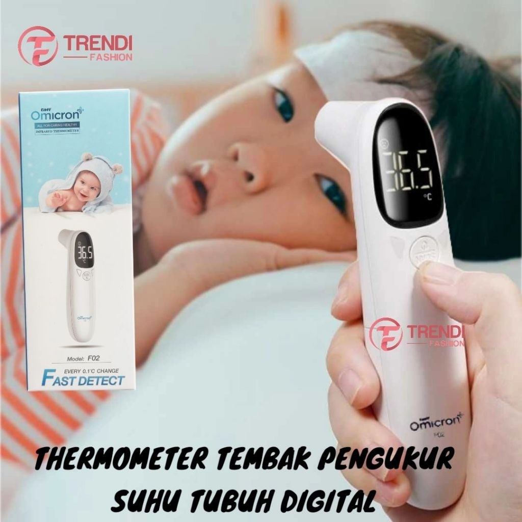 Thermometer Tembak Thermometer Suhu Badan Digital Thermometer Pengukur Suhu Tubuh Multifungsi