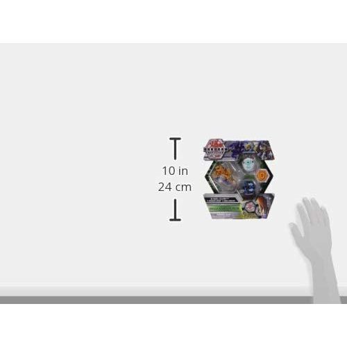 Bakugan Starter Pack 3-Pack, Fused Pharol x Gillator Ultra, Armored Alliance Collectible Action Figu