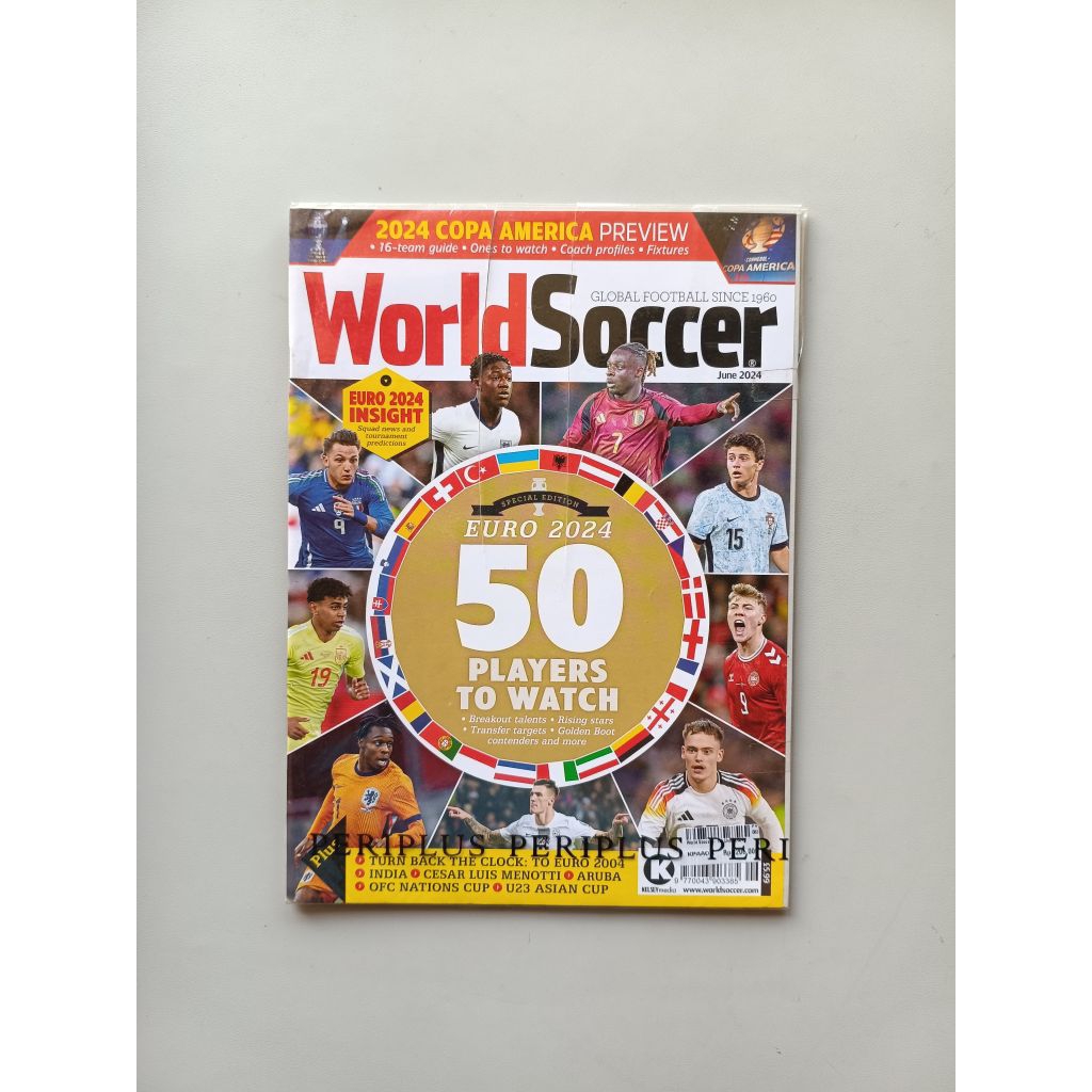 MAJALAH IMPORT  WORLD SOCCER UK JUNE 2024 SPECIAL EDITION EURO 2024 50 PLAYERS TO WATCH