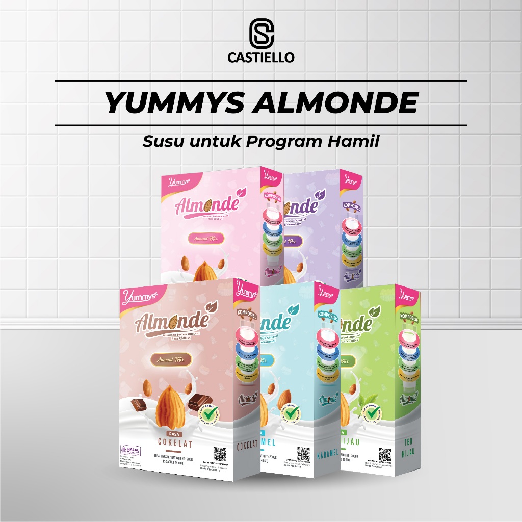 ALMONDE PREMIUM ALMOND untuk ibu hamil & Program Hamil / Almonde Susu Ibu Hamil / Almonde Susu
