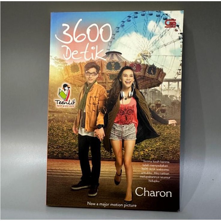 Buku Novel Bekas 3600 Detik oleh Charon