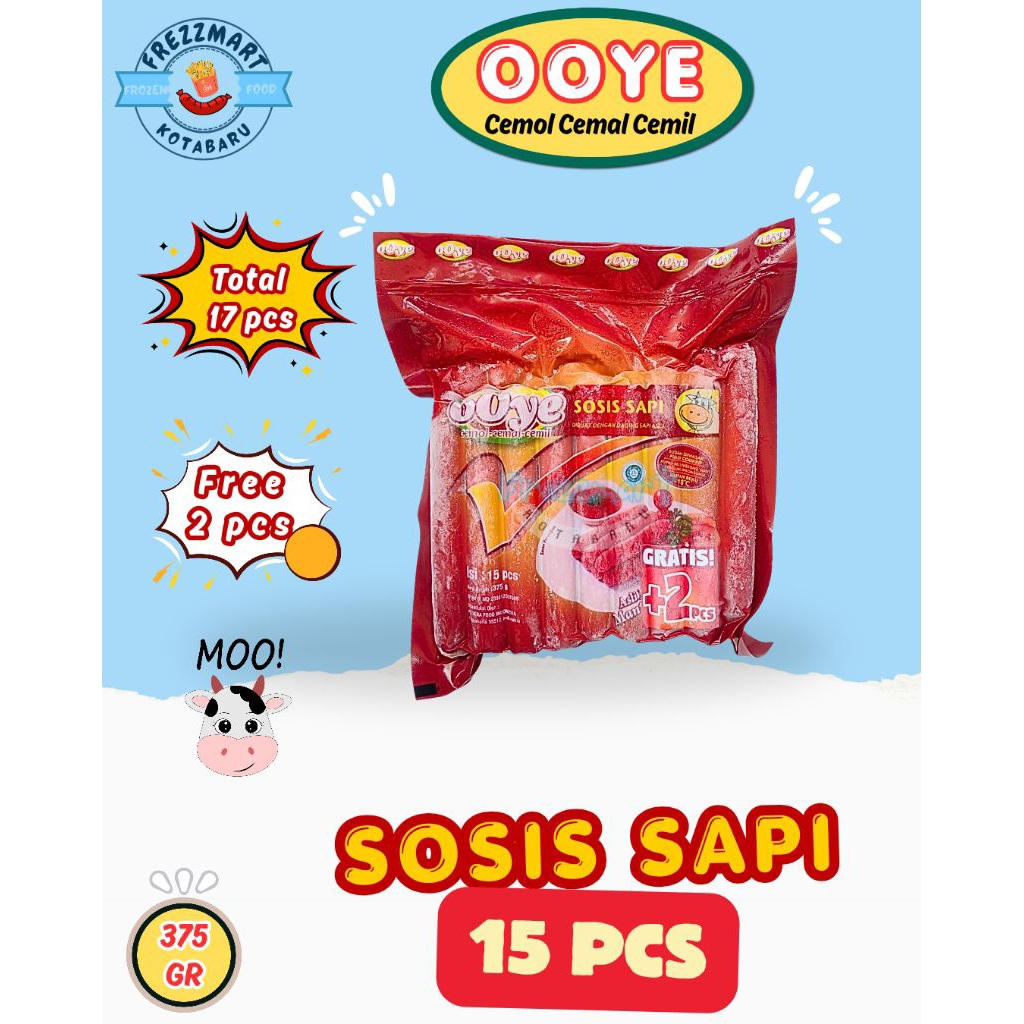 OOYE SOSIS SAPI 15+2 PCS Frezzmart Kotabaru
