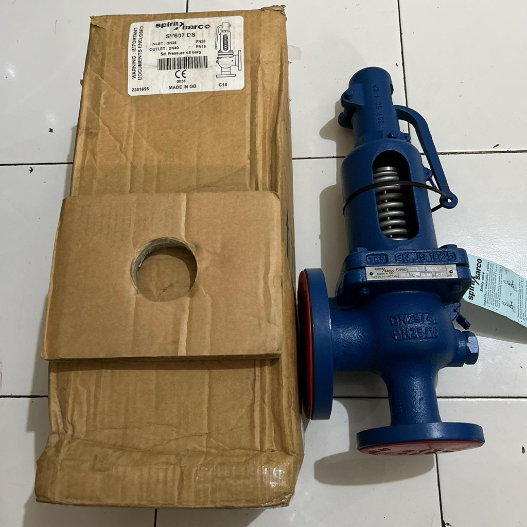 Safety Valve Spirax Sarco SV60-7DS / SV607 DS (1"x1 1/2") DN25xDN40