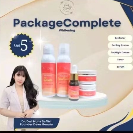 SKINCARE DEWS BEAUTY WHITENING DAN ACNE PERAWATAN WAJAH