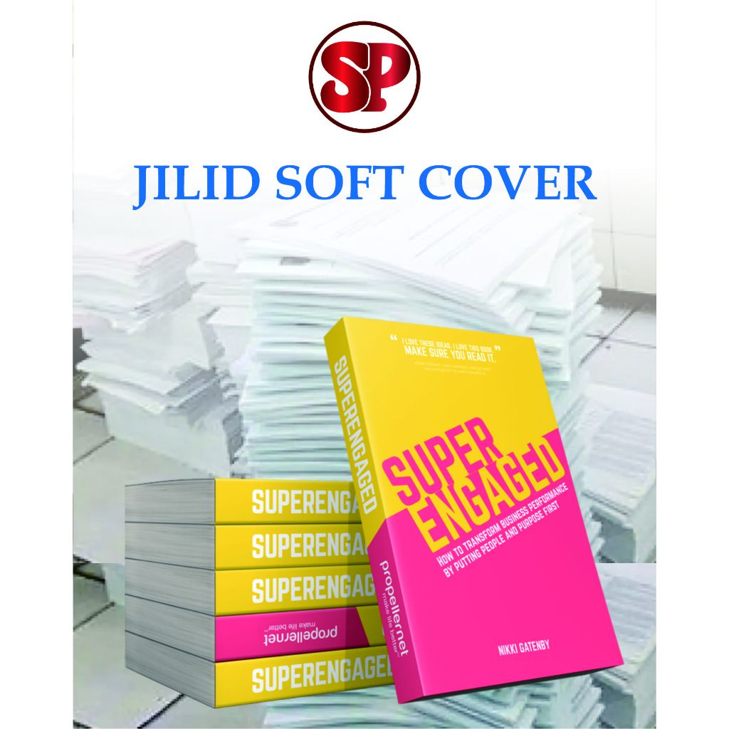 JASA JILID SOFT COVER MURAH UKURAN A4 F4 A5 DAN B5