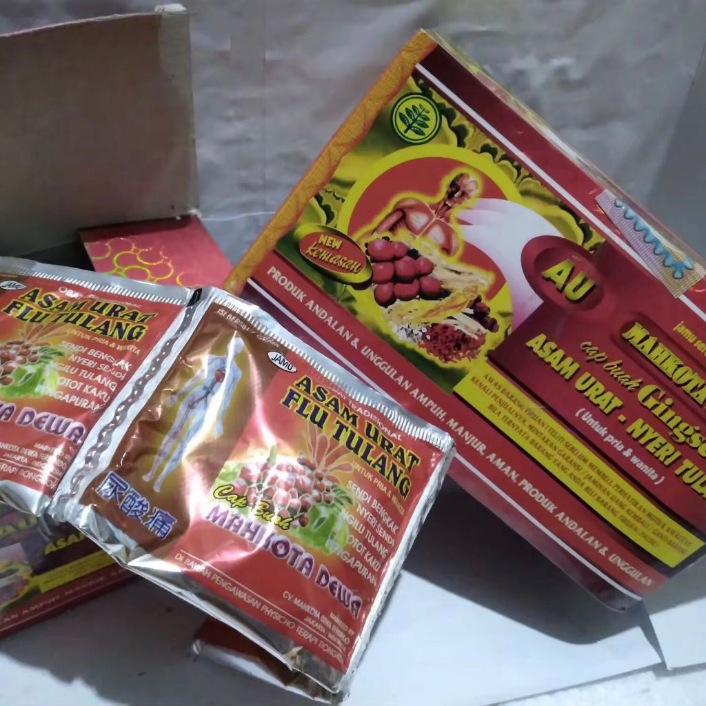 MAHKOTA DEWA AU | ASAM URAT, FLU TULANG