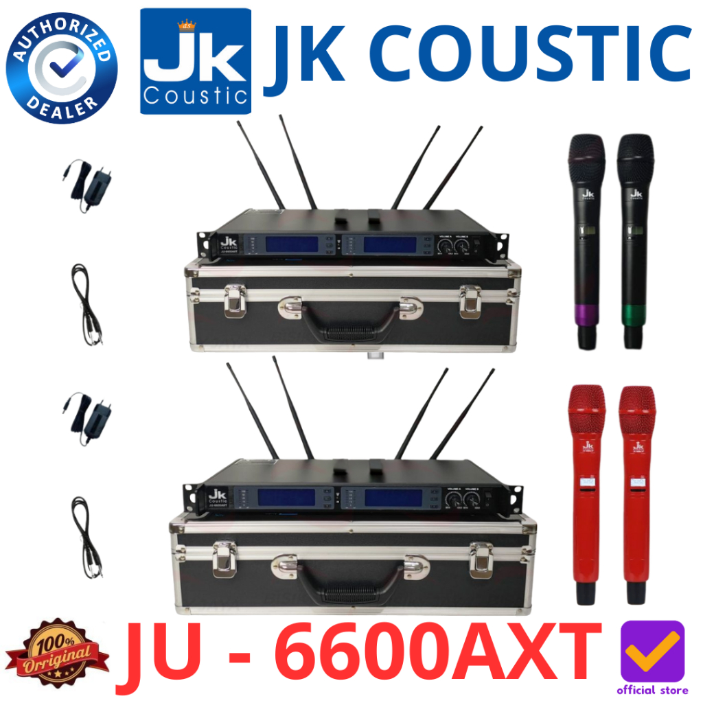 JK Coustic JU-6600AXT Microphone Cable & Wireless - MIcrophone Wireless JU6600AXT