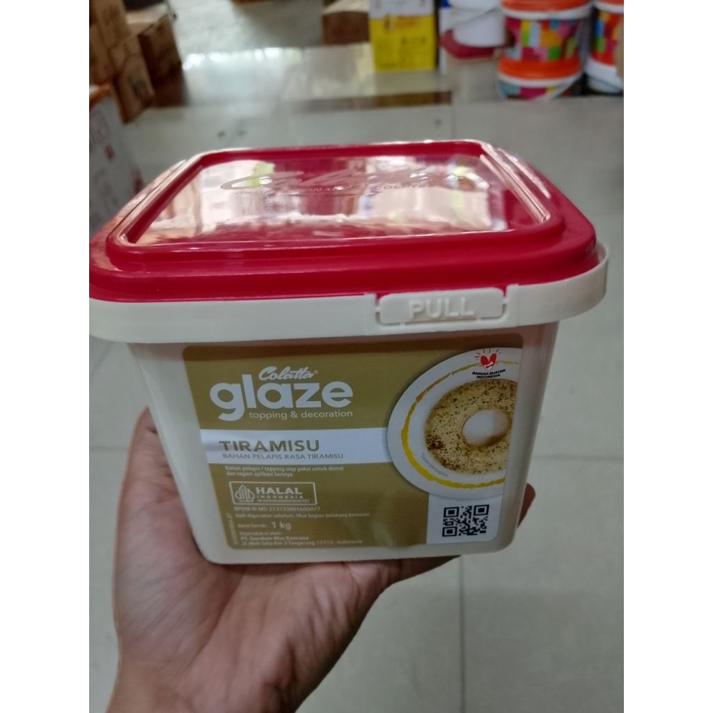 COLATTA GLAZE TIRAMISU 1KG / GLAZE COLATTA RASA TIRAMISU 1KG