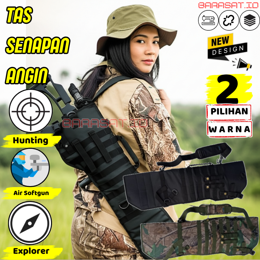 Kantong PCP Predator Bullpup Sarung Tas Sanapan Angin Airsotgan Untuk Semua Jenis dan Merk