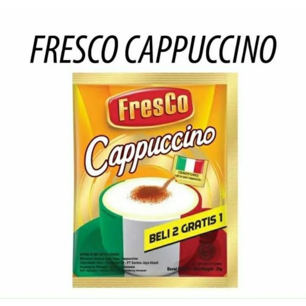 Kopi Kapal Api Fresco Cappuccino Sachet