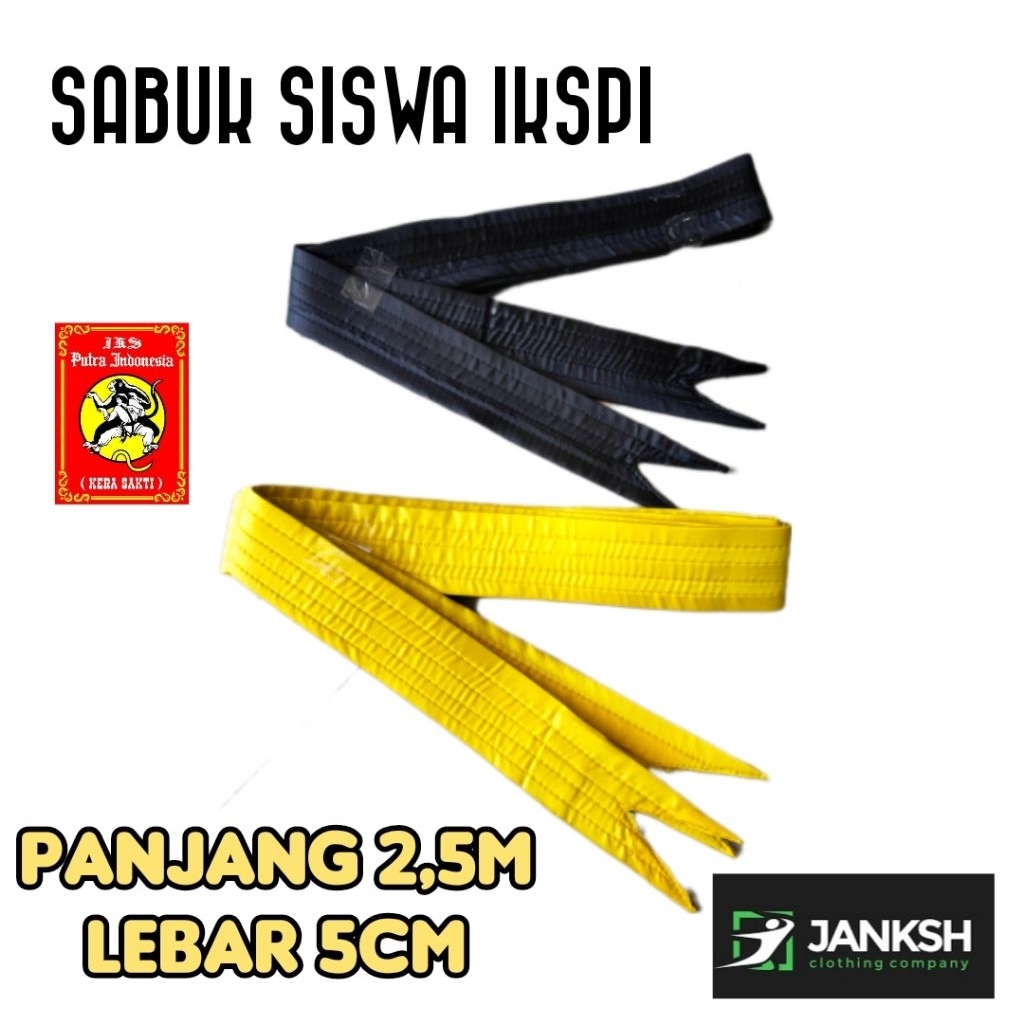 SABUK SISWA IKSPI (KERA SAKTI) / SABUK BELA DIRI / SABUK SILAT