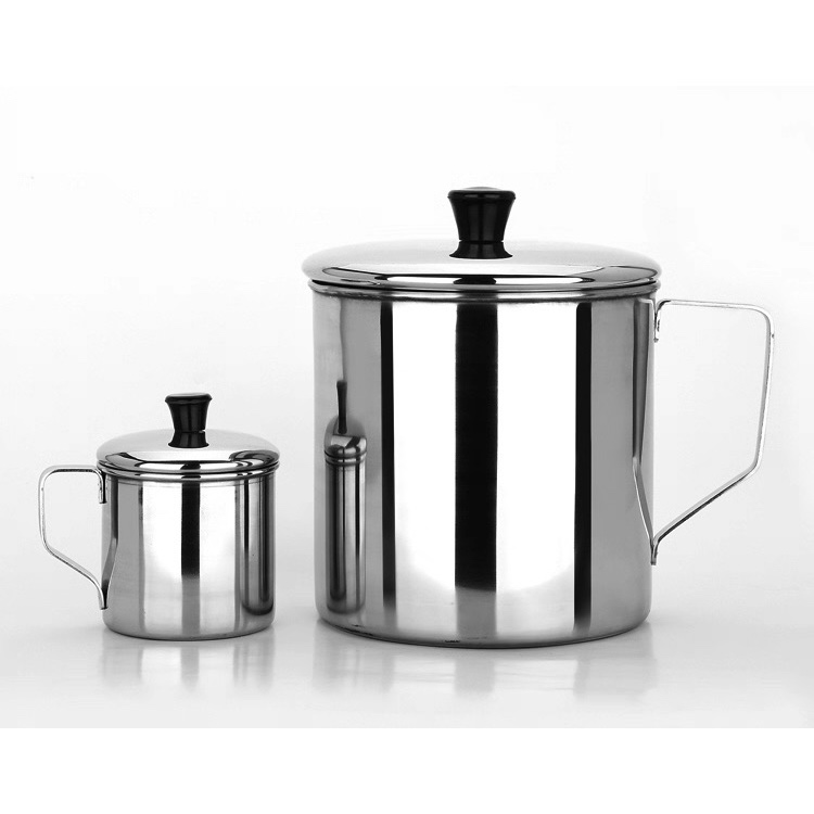 Mug Stainless Jumbo Premium Dan Tebal Sedang Ukuran 14 cm Stainless Tipe 304