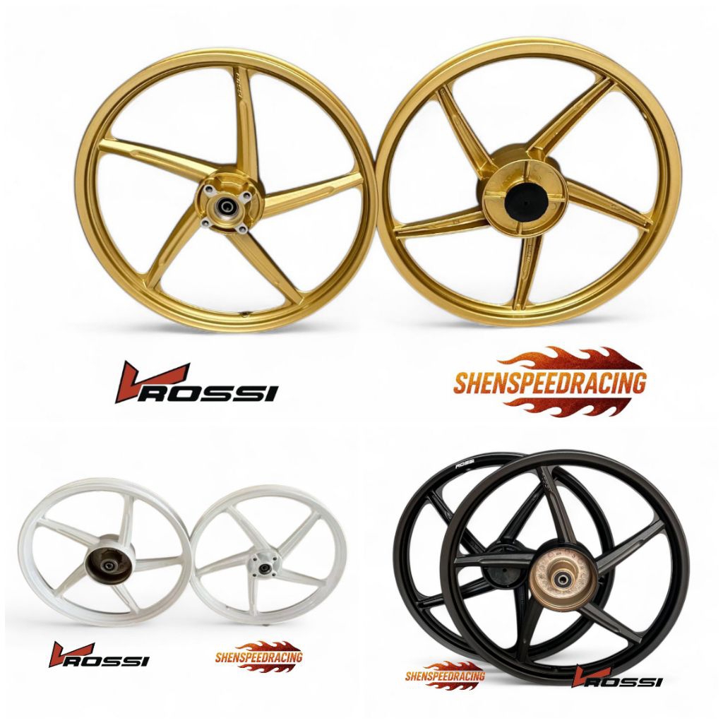 (GOKIL) VELG VROSSI FALCON PALANG 5 LURUS VELG BEBEK ORIGINAL HONDA SUPRA KHARISMA FIT GRAND SUPRA F
