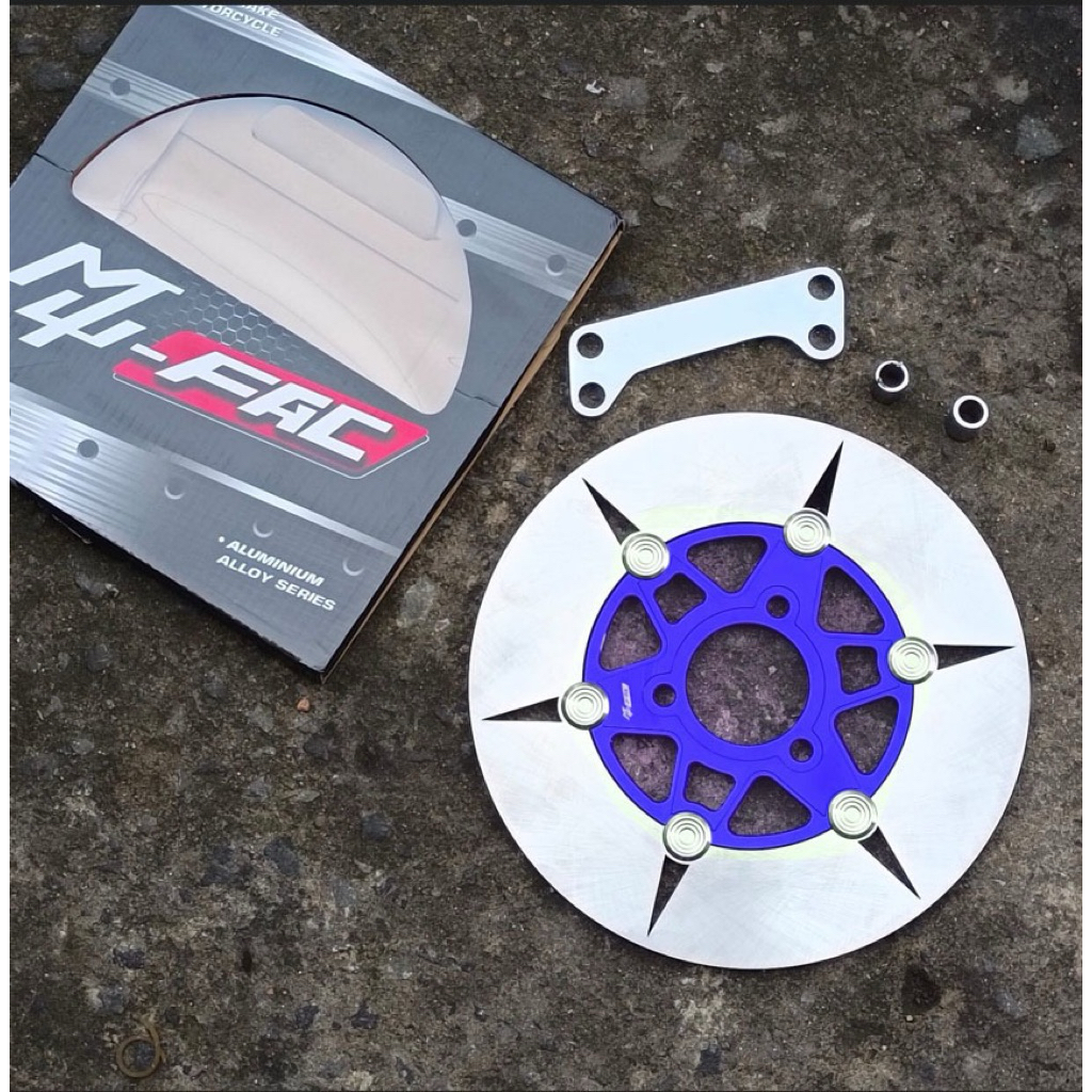 LEBAR 220MM PLUS BREKET MIO J MIO M3 SOUL GT 115 MIO GT 115 FINO 115 BAUT 3 DISC CAKRAM DEPAN FLOATI