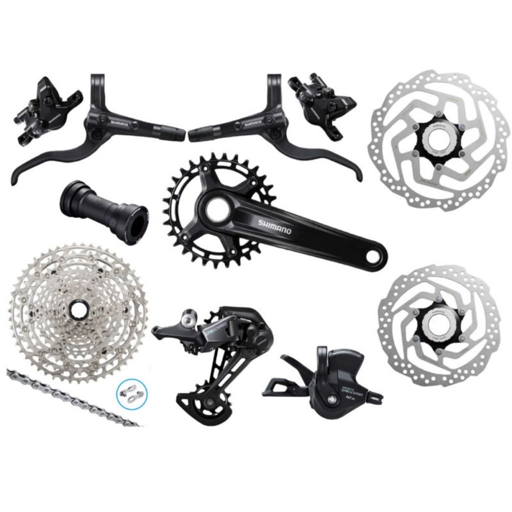 Shimano Groupset Sepeda Deore M5100 1x11 Speed Groupset Deore 1x11 speed M5100