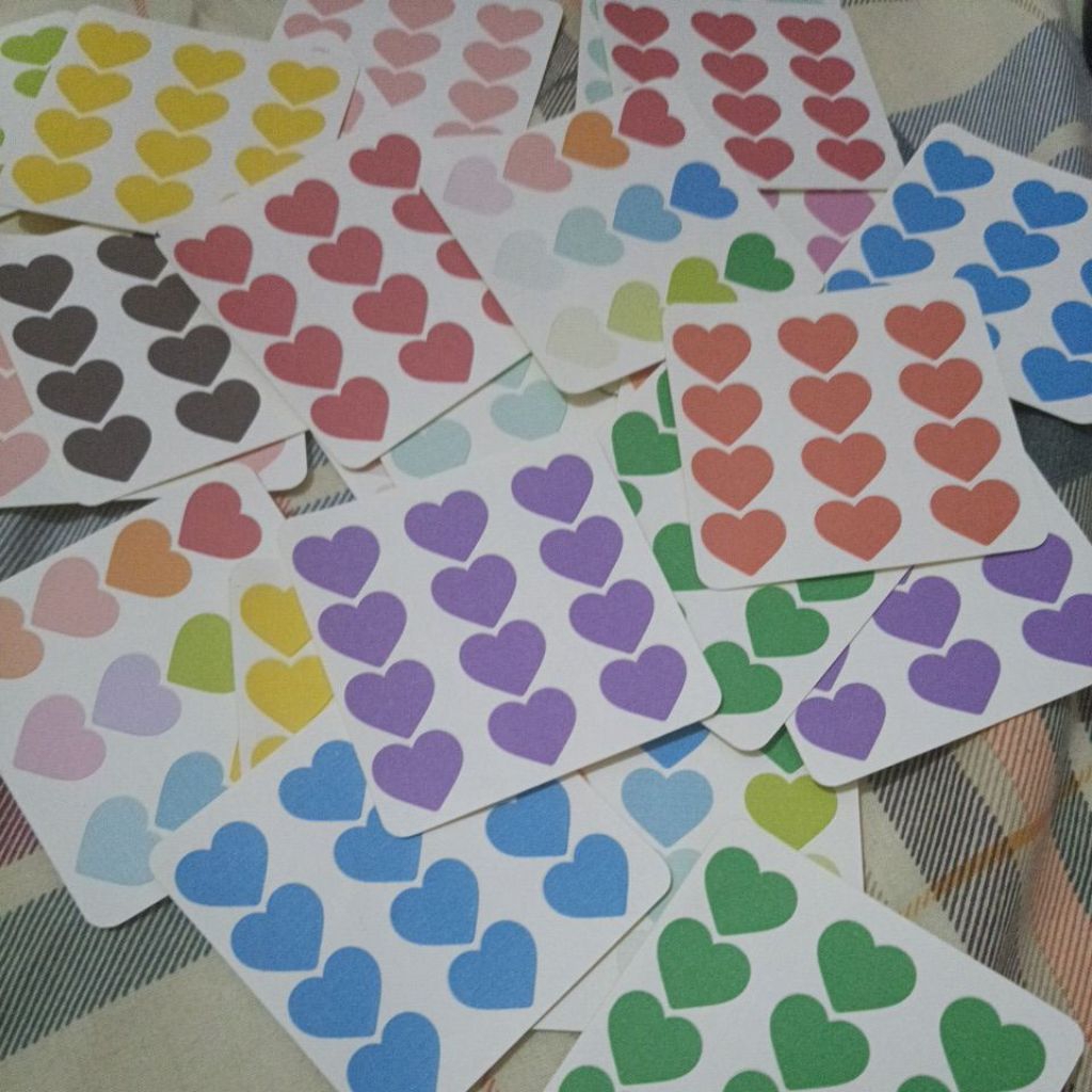 Sticker Stickers Deco Cutting per 3 lembar RANDOM