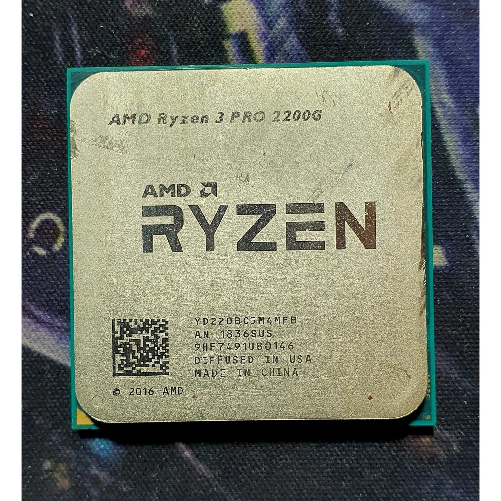 Processor Komputer Ryzen 3 Pro 2200G Vega 8 Soket AM4