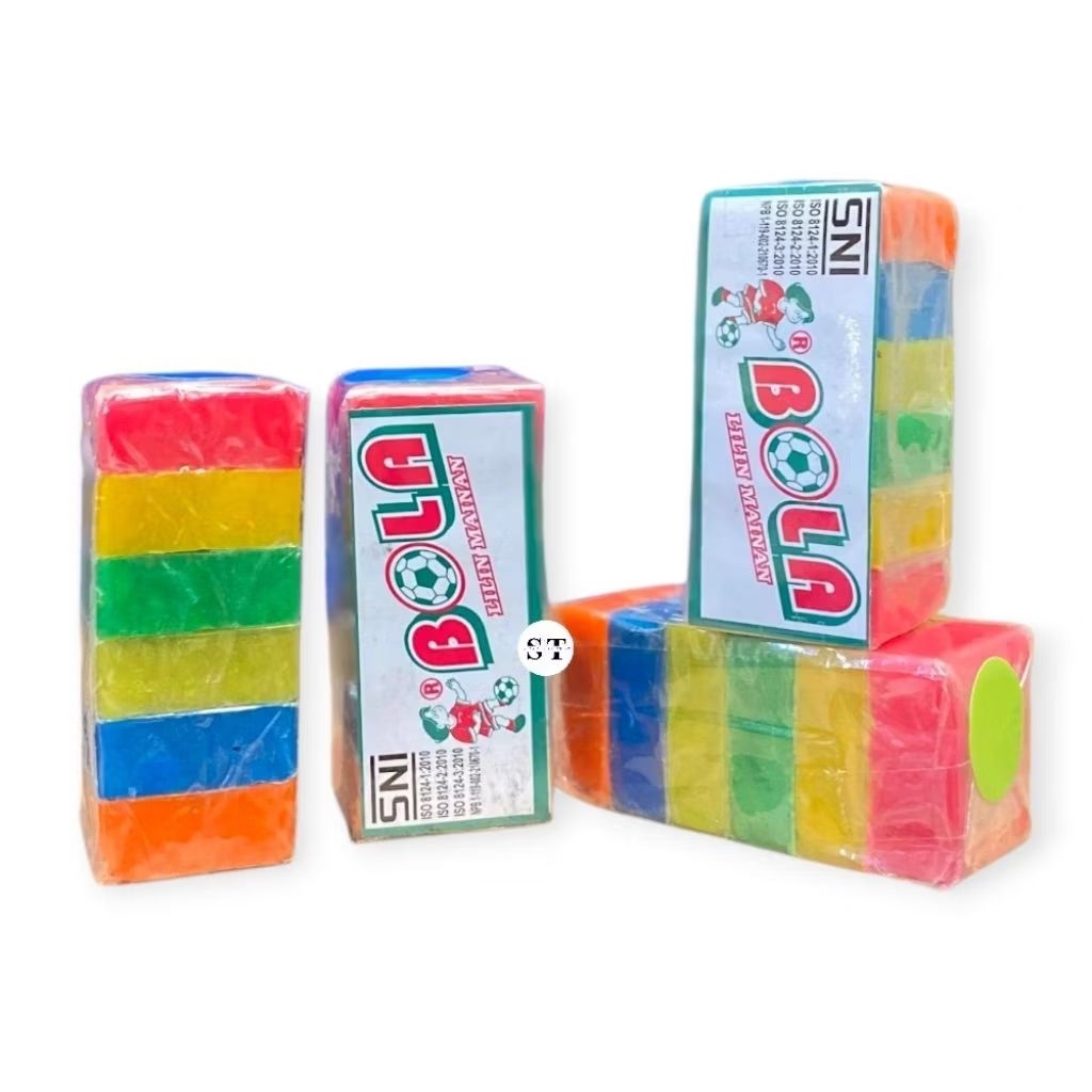 Malan Lilin Plastisin Tanggung dan Besar Warna Warni