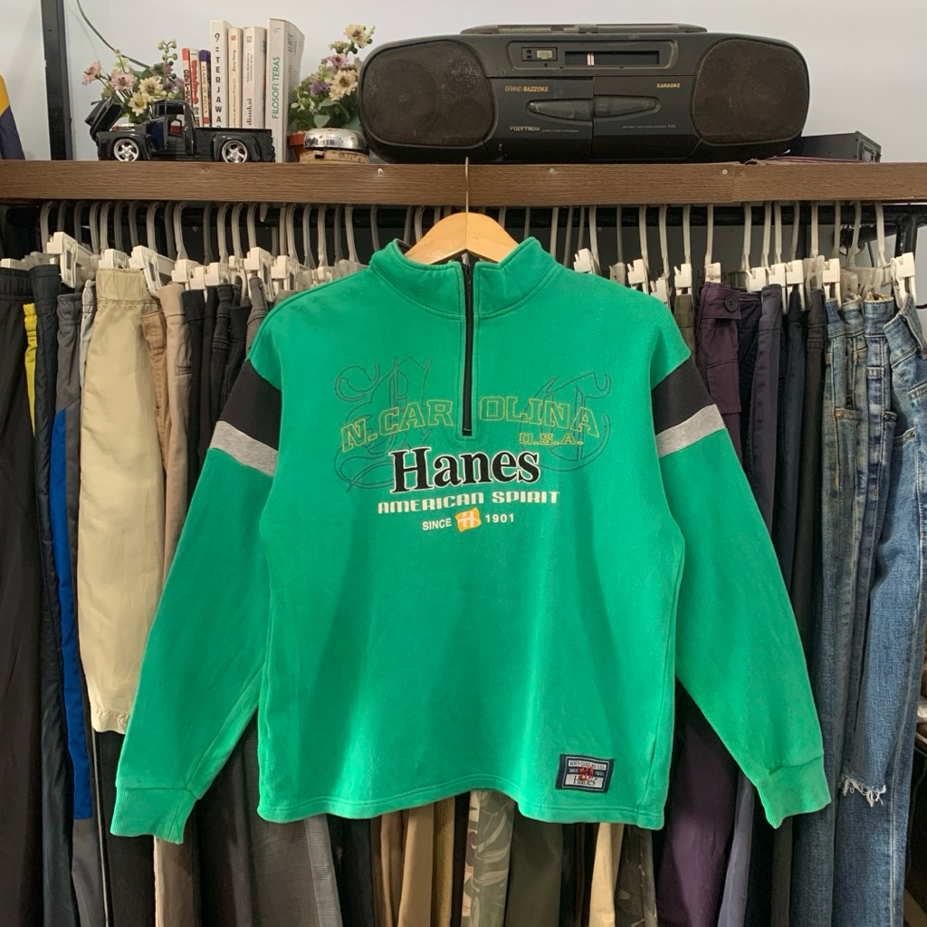 Vintage hanes halfzip