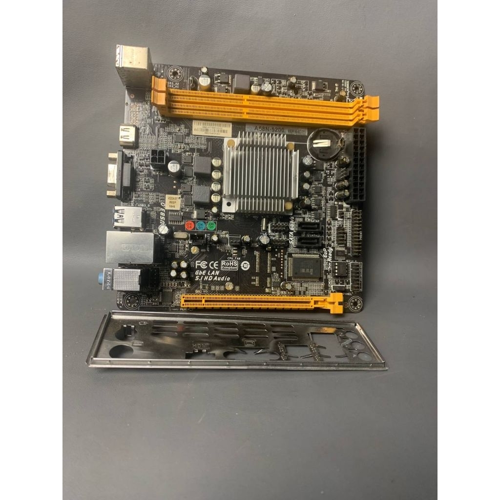 mobo motherboard mini pc  AMD A6 5200 with Radeon HD Graphics 2.0ghz second normal sudah tes