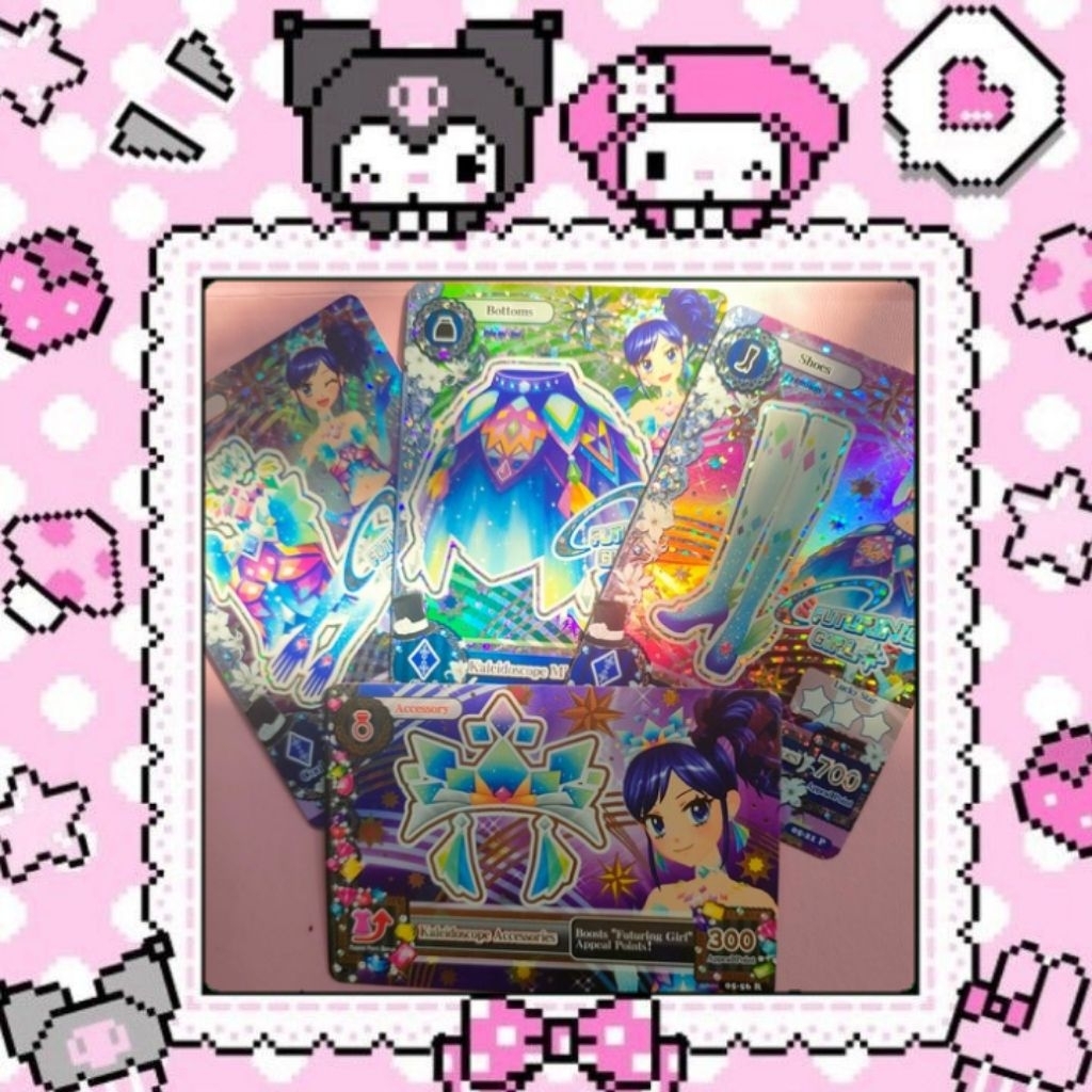 [booked] aikatsu aoi premium card (kaleidoscope)
