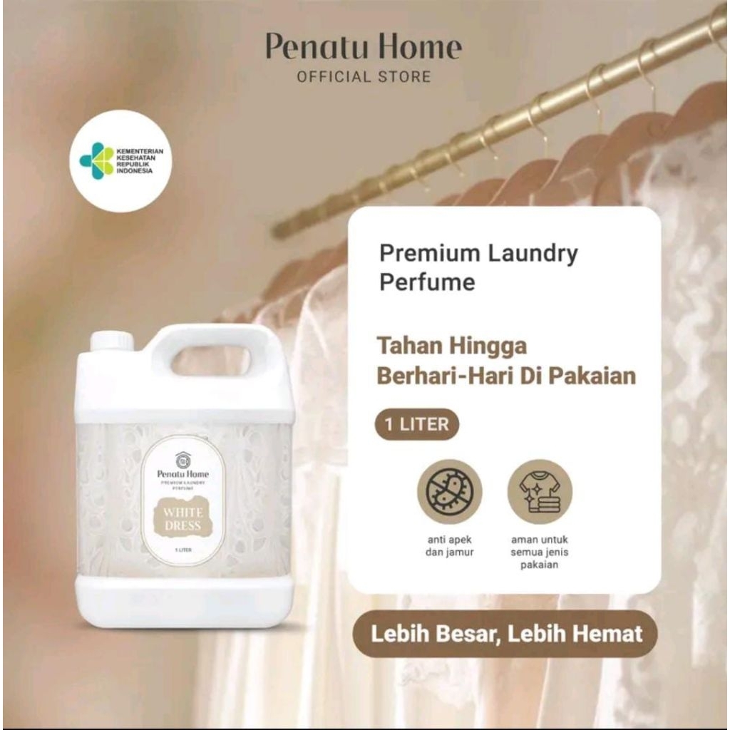 Parfum Laundry Premium Penatu Home - White Dress Jirigen 1L