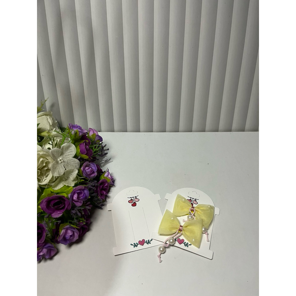 Label Gantung untuk Aksesoris Jepit Rambut isi 10pcs