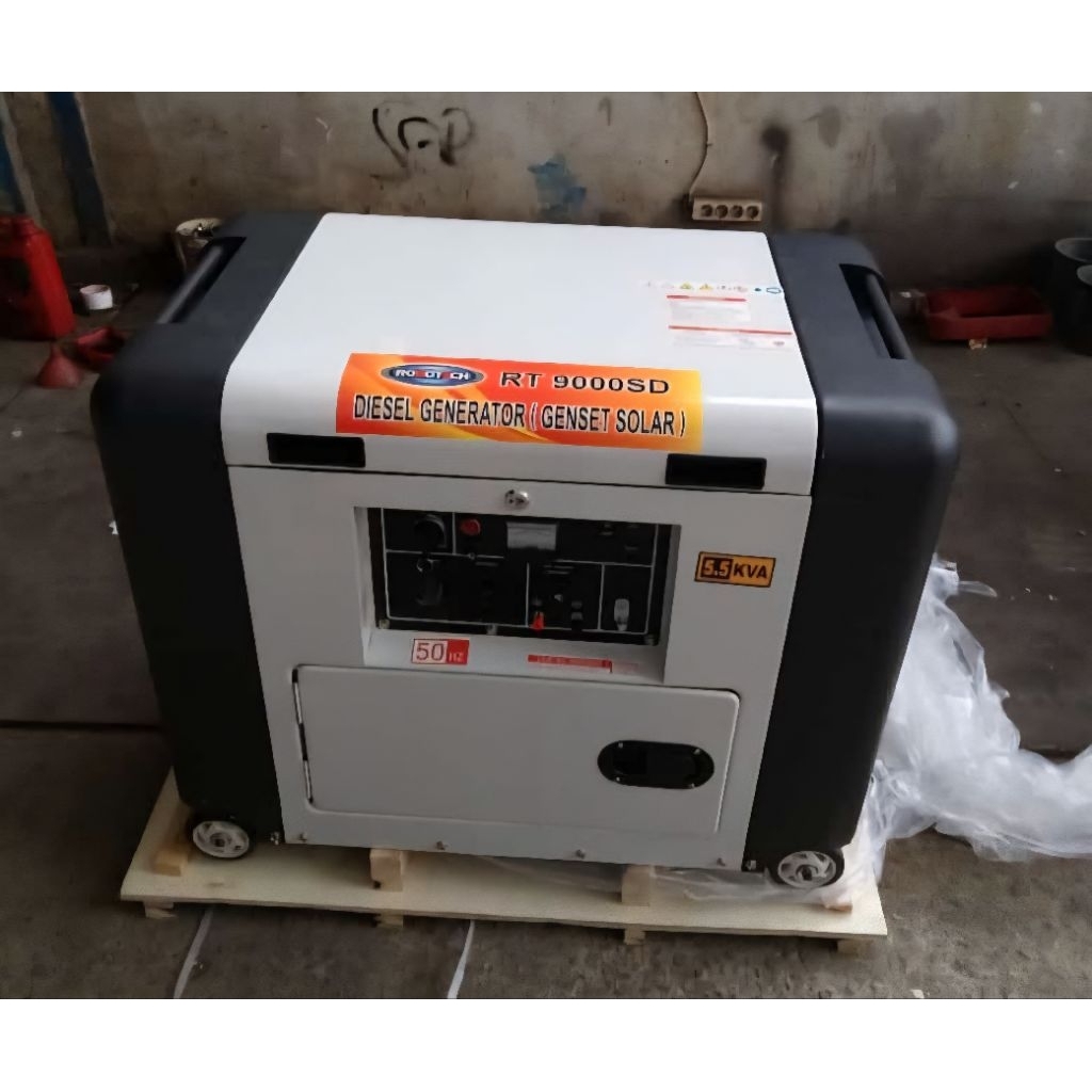 GENSET SOLAR 5000WATT TYPE RTD9000 SILENT MERK ROBOTECH
