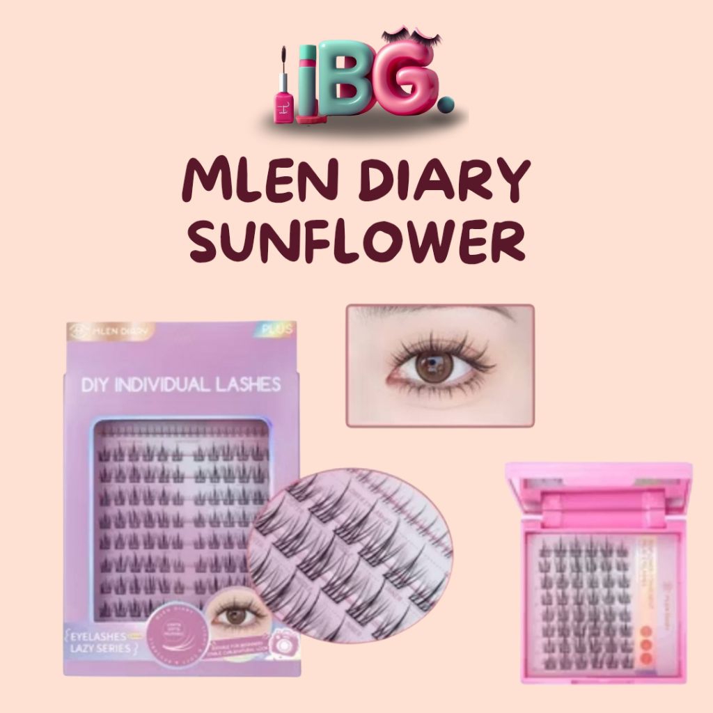 MLEN DIARY eyelash Mlen diary sunflower eyelash Mlen diary sunflower lashes Bulumata Sunflower Sunfl