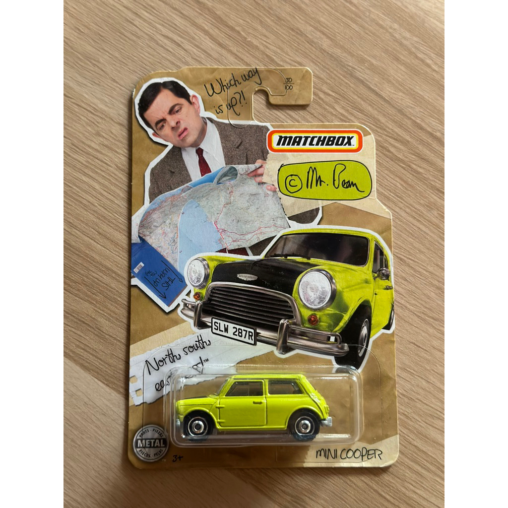 Diecast Matchbox Mini Cooper Mr. Bean