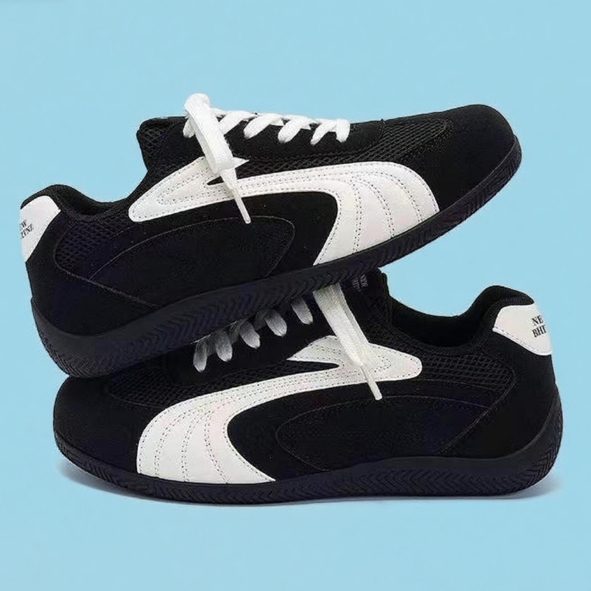 Sepatu Pria Sneakers Santai Santai ，Sneakers Cowok Bertali，Sepatu Olahraga Antibakteri